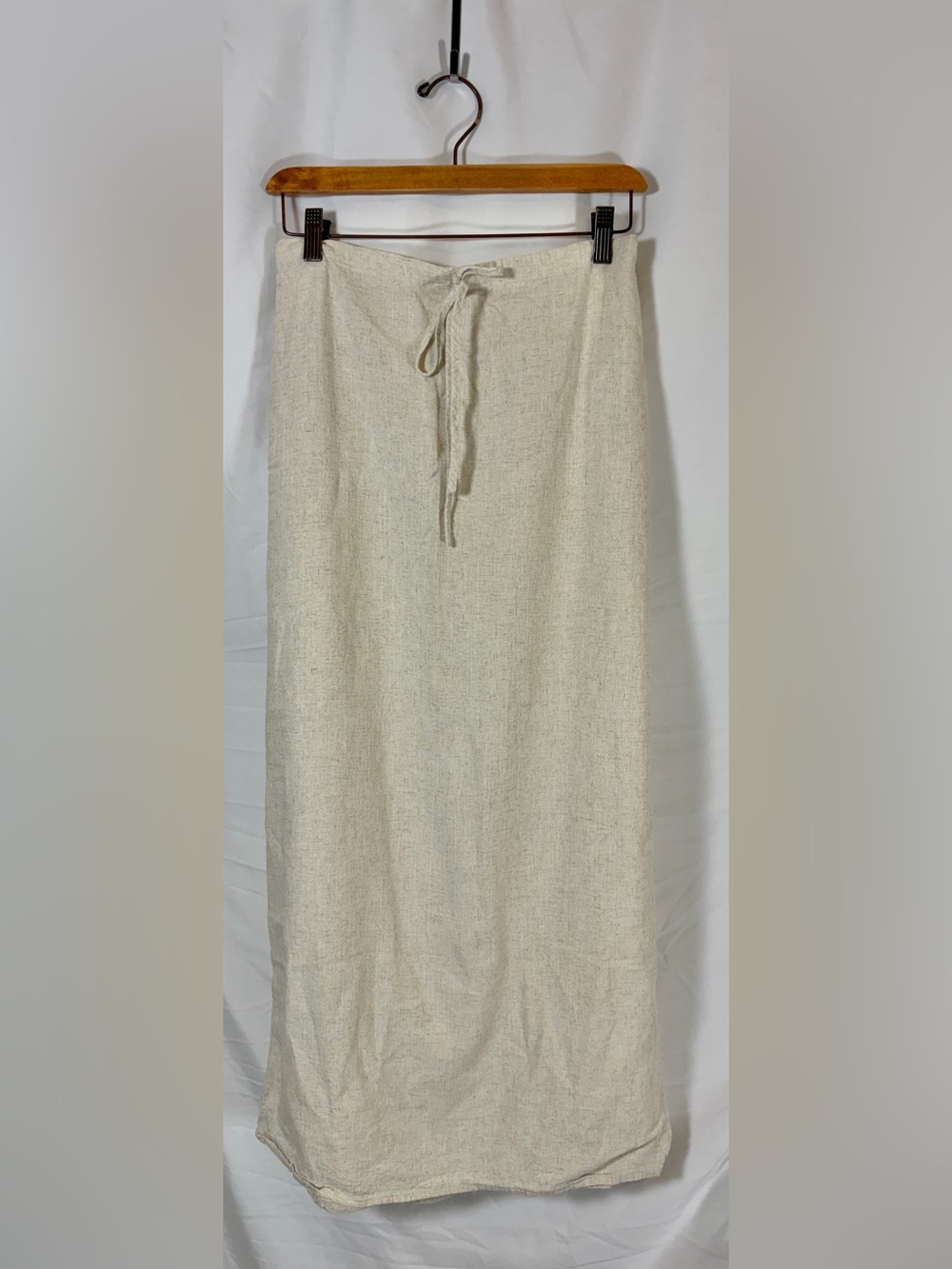 Song of Style by Aimee Song Maxi Skirt w/ Slit Beige Size Medium